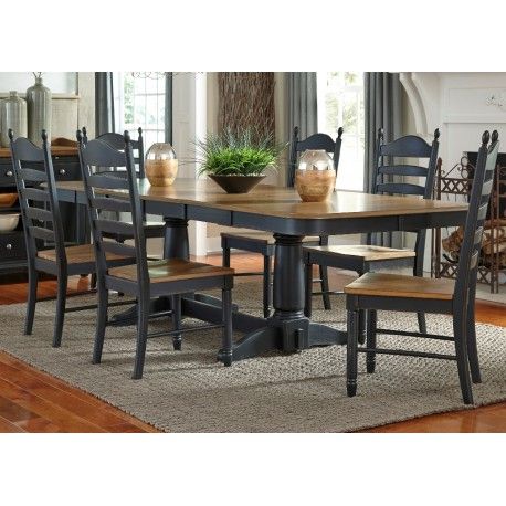 28'' Pedestal Dining Tables Inside Fashionable Springfield Ii 7 Piece Dining Set With Double Pedestal (View 13 of 20)