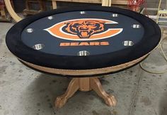 48" 6 – Player Poker Tables Pertaining To Well Liked 100+ Sports Themed Poker Tables Ideas (Photo 10 of 20)