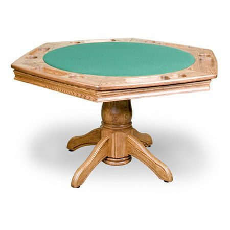 48" 6 – Player Poker Tables With Regard To Best And Newest Santa Cruz Reversible Top Poker And Dining Table (Photo 2 of 20)