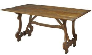 63" Dorotea Dining Table Solid Walnut Old Reclaimed Wood Regarding Favorite Bekasi 63'' Dining Tables (Photo 3 of 20)