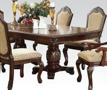 Acme 64075 Chateau De Ville Espresson Double Pedestal With Widely Used Wilkesville 47'' Pedestal Dining Tables (View 16 of 20)