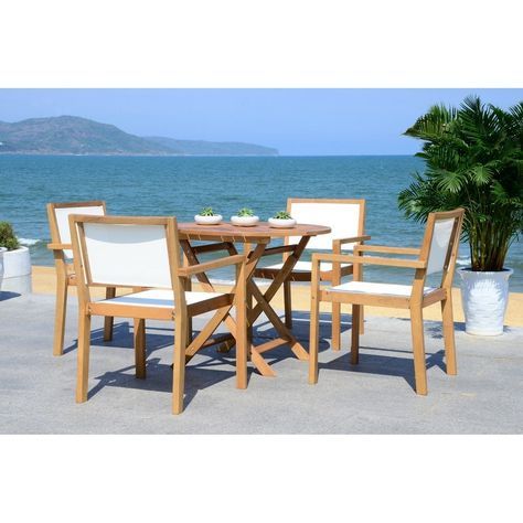 Akito 35.4'' Dining Tables Regarding Well Liked Safavieh Outdoor Living Chante 35.4 Inch Dia Round Table 5 (Photo 16 of 20)