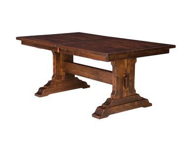 Alexxes 38'' Trestle Dining Tables Pertaining To Most Recently Released Manchester Trestle Extension Table (View 6 of 20)