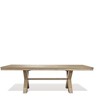 Alexxes 38'' Trestle Dining Tables With Current Sophie Trestle Dining Table I Riverside Furniture (Photo 8 of 20)