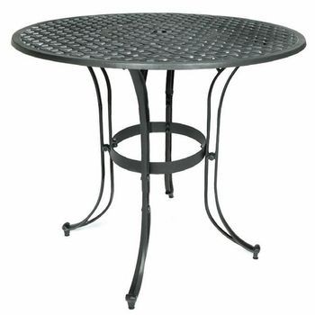 Aluminum Bar Tables Within Most Current Canalou 46'' Pedestal Dining Tables (View 11 of 20)