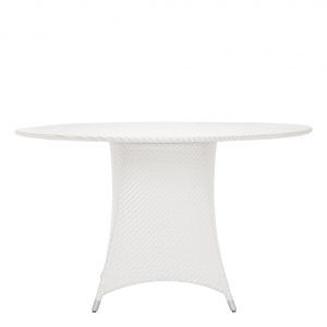 Amari Fully Woven Dining Table Round 130 – Janus Et Cie With Regard To Recent Naz  (View 18 of 20)