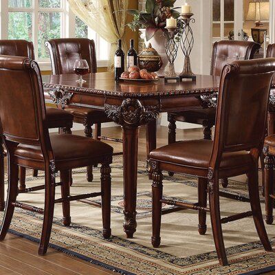 Andreniki Bar Height Pedestal Dining Tables Pertaining To Trendy 8 + Seat Round Kitchen & Dining Tables You'll Love In  (View 13 of 20)