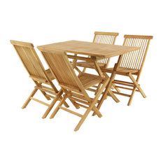 Aulbrey Butterfly Leaf Teak Solid Wood Trestle Dining Tables Throughout Famous 50 Farmhouse Dining Room Sets That Are Worth The Money In (View 13 of 17)