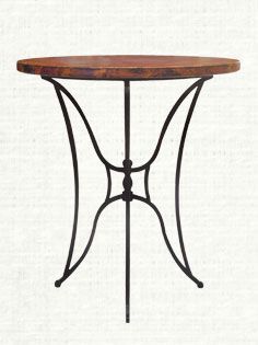 Bar Table, Copper With Regard To Bechet 38'' Dining Tables (View 12 of 20)