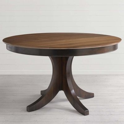 Bassett 4469 T60l Custom Dining 60 Inch Round Pedestal Within Fashionable Serrato Pedestal Dining Tables (Photo 1 of 20)