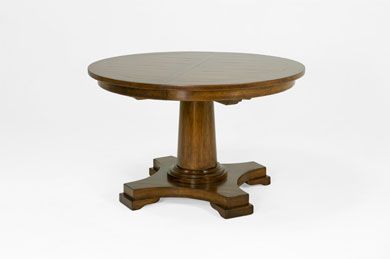 Bausman & Co. / 2335 Round Pedestal Table / Four Feet With Newest Tabor 48'' Pedestal Dining Tables (Photo 11 of 20)