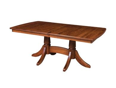 Baytown Double Pedestal Extension Table (with Images In Most Popular Servin 43'' Pedestal Dining Tables (View 4 of 20)