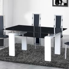 Belton Dining Tables For Well Liked Belton Extendable Glass Dining Table In White  (View 16 of 20)