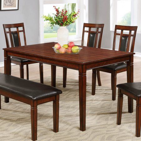 Benji 35'' Dining Tables For Best And Newest Best Master Furniture's Carmine Dining Table, Cherry # (Photo 13 of 20)