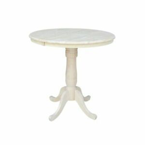 Best And Newest 36" Round Top Pedestal Table With 12" Leaf –  (View 4 of 20)