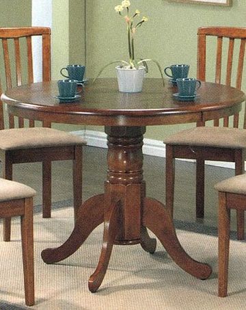 Best And Newest Serrato Pedestal Dining Tables Regarding Medium Oak Pedestal Dining Table Co 101091 (Photo 12 of 20)