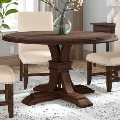 Bineau 35'' Pedestal Dining Tables Regarding 2019 Three Posts Derwent Extendable Dining Table (Photo 13 of 20)