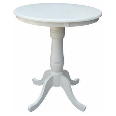 Bushrah Counter Height Pedestal Dining Tables Regarding Popular International Concepts Oakdale 30 In (View 12 of 20)