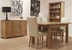 Carmen Dining Table – Ext 1800 – 2300 Solid Oak Extending Inside 2019 Balfour 39'' Dining Tables (View 15 of 20)