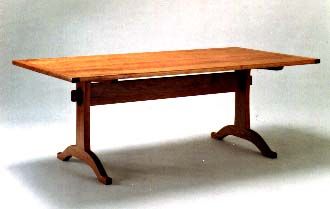 Cherry Dining Table, Trestle Table With Most Recently Released Nerida Trestle Dining Tables (View 15 of 20)