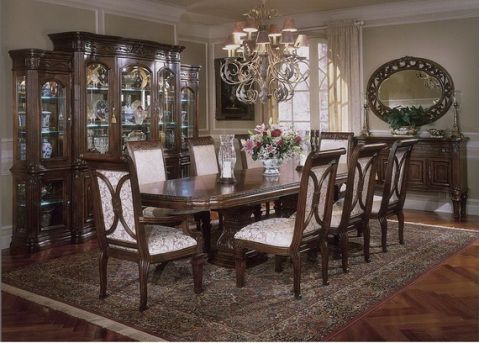 Classic Dining Tables Regarding Well Known Classic Dining Room Designs From Aico Furniture (View 19 of 20)