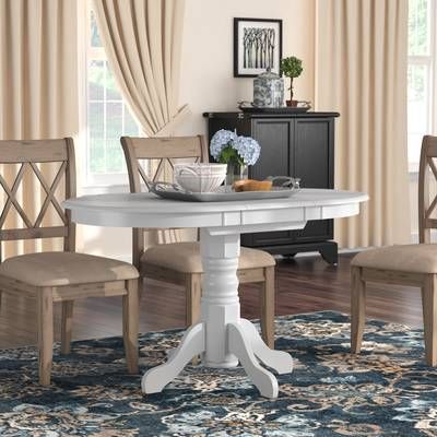 Clippercover Extendable Solid Wood Rubberwood Dining Table In Most Up To Date Rubberwood Solid Wood Pedestal Dining Tables (View 16 of 20)