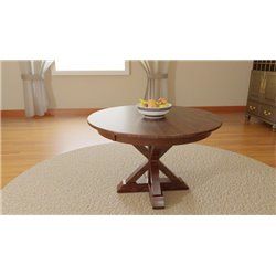 Corvena 48'' Pedestal Dining Tables With Regard To Most Popular X Base Single Pedestal Round 48 Inch Table (View 6 of 20)