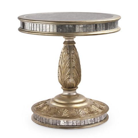 Crilly 23.6'' Dining Tables Inside Well Liked Caracole – Florence Round End Table – A841 330 (Photo 19 of 20)