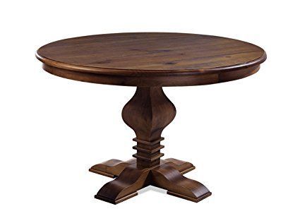 Current Artefama Furniture Tower 47" Round Dining Table – Cinnamon Intended For Wilkesville 47'' Pedestal Dining Tables (Photo 1 of 20)