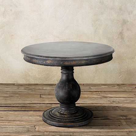 Current Sevinc Pedestal Dining Tables With Luca 48" Round Pedestal Dining Table With Bluestone Top In (View 4 of 20)