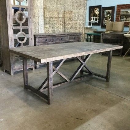 Current Trestle Dining Table – Nadeau Memphis Intended For Alexxes 38'' Trestle Dining Tables (View 16 of 20)