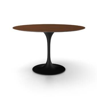 Dawid Counter Height Pedestal Dining Tables In Well Liked Bromyard Matte Lacquer Dining Table & Reviews (Photo 10 of 20)
