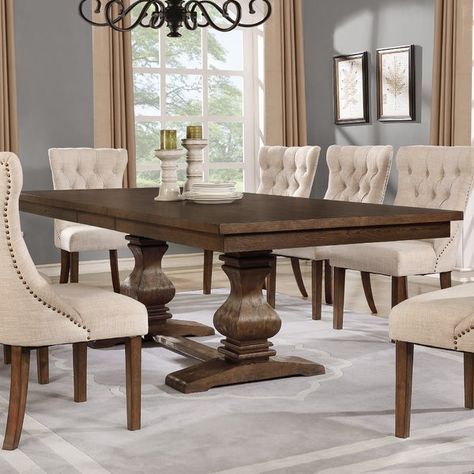 Dining Room Sets, Dining Pertaining To Well Liked Steven 55'' Pedestal Dining Tables (View 18 of 20)