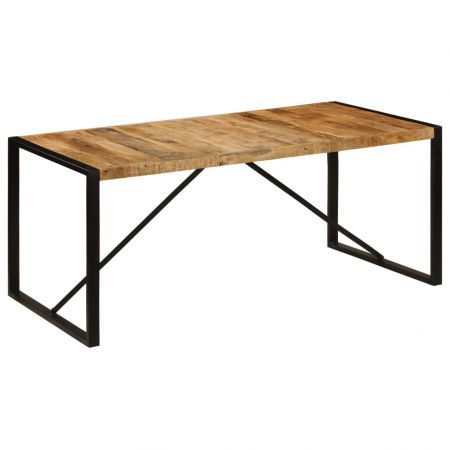 Dining Table 180x90x75 Cm Solid Mango Wood (Photo 1 of 20)