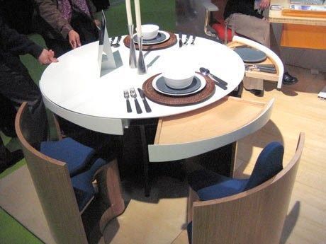 Dixon 29'' Dining Tables With Regard To Most Recent Nyit, Disappearing Round Table (with Images (View 14 of 20)
