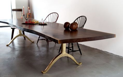 Drake Maple Solid Wood Dining Tables Pertaining To Fashionable Live Edge Tables With Solid Walnut, Maple & Oak Slabs (View 9 of 20)