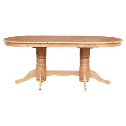 East West Furniture 59 76 Inch Vancouver Double Pedestal Within Most Recently Released Exeter 48'' Pedestal Dining Tables (Photo 11 of 20)