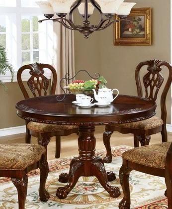 Elana Collection Cm3212rt Table 48" Round Dining Table Inside Latest Corvena 48'' Pedestal Dining Tables (View 16 of 20)
