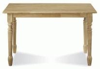 Elderton 30'' Solid Wood Dining Tables Intended For Well Known Natural Finish 30" X 48" Solid Wood Top Table – Finished (View 11 of 20)