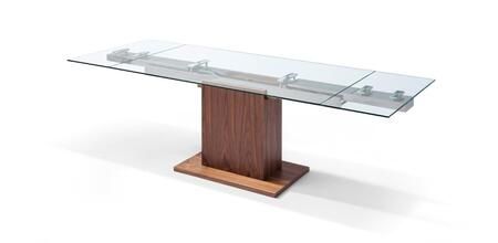 Famous Bekasi 63'' Dining Tables Inside Whiteline Pilastro Collection Dt1275 Wlt 63 Inch – 95 Inch (View 18 of 20)