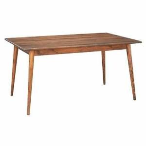 Famous Benji 35'' Dining Tables With Regard To Metro Solid Mango Wood Dining Table – Light Oak Colour (View 5 of 20)