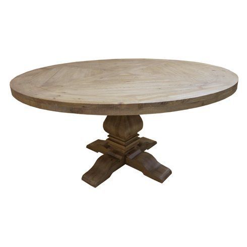 Famous Finkelstein Pine Solid Wood Pedestal Dining Tables With Regard To The Stout And Shapely Pedestal And Base Design Are Sure To (Photo 5 of 20)