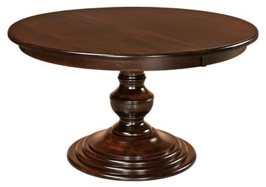 Famous Pedestal Dining Tables Throughout Kingsley Single Pedestal Dining Table (View 15 of 20)