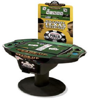 Famous Poker Tek Heads Up Challenge Non Coin Model 2 Player Intended For 48" 6 – Player Poker Tables (View 11 of 20)
