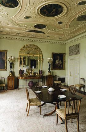 Famous The Dining Room At Hinton Ampner, Hampshire (with Images In Belton Dining Tables (View 18 of 20)