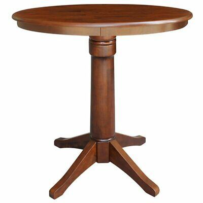 Fashionable International Concepts 36" Round Pedestal Counter Height With Bar Height Pedestal Dining Tables (Photo 1 of 20)