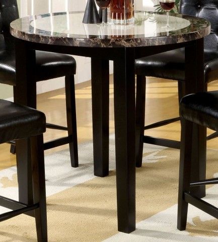 Favorite Atlas Iv 40" Faux Marble Round Counter Height Table From With Regard To Eduarte Counter Height Dining Tables (View 11 of 20)