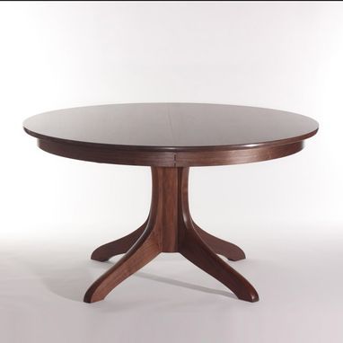 Favorite Custom The Johnson Pedestal Tablegary Weeks And In Gaspard Extendable Maple Solid Wood Pedestal Dining Tables (Photo 6 of 20)