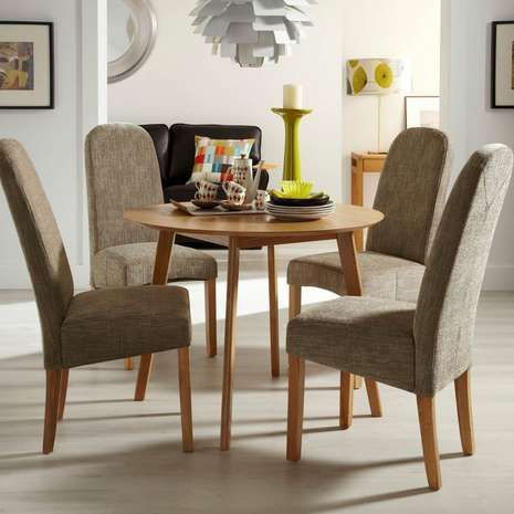 Favorite Dunhelm Croydon Marlow Fabric 4 Seater Dining Set £ (View 5 of 20)