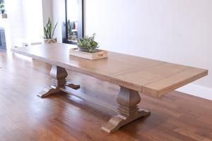 Favorite Florence Rectangular Double Pedestal Dining Table In 2020 For Serrato Pedestal Dining Tables (View 13 of 20)